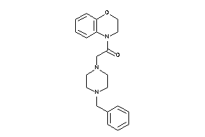 2-(4-benzylpiperazino)-1-(2,3-dihydro-1,4-benzoxazin-4-yl)ethanone