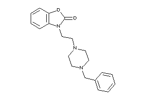 Image of 3-[2-(4-benzylpiperazino)ethyl]-1,3-benzoxazol-2-one