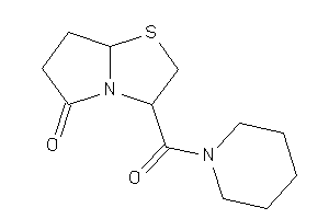 3-(piperidine-1-carbonyl)-3,6,7,7a-tetrahydro-2H-pyrrolo[2,1-b]thiazol-5-one