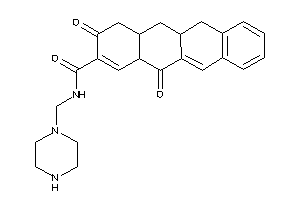 Image of 3,12-diketo-N-(piperazinomethyl)-4,4a,5,5a,6,12a-hexahydrotetracene-2-carboxamide