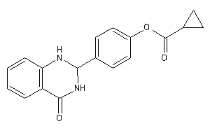 Cyclopropanecarboxylic Acid [4-(4-keto-2,3-dihydro-1H-quinazolin-2-yl)phenyl] Ester