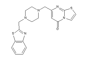 7-[[4-(1,3-benzothiazol-2-ylmethyl)piperazino]methyl]thiazolo[3,2-a]pyrimidin-5-one