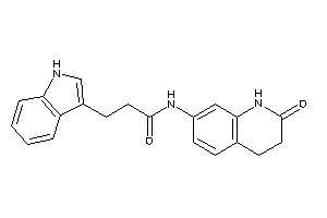 3-(1H-indol-3-yl)-N-(2-keto-3,4-dihydro-1H-quinolin-7-yl)propionamide