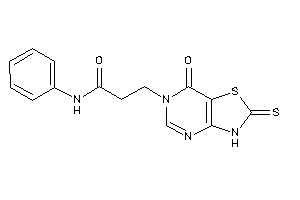 Image of 3-(7-keto-2-thioxo-3H-thiazolo[4,5-d]pyrimidin-6-yl)-N-phenyl-propionamide