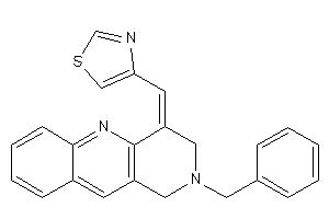 Image of 4-[(2-benzyl-1,3-dihydrobenzo[b][1,6]naphthyridin-4-ylidene)methyl]thiazole
