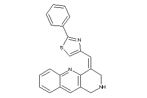 4-(2,3-dihydro-1H-benzo[b][1,6]naphthyridin-4-ylidenemethyl)-2-phenyl-thiazole