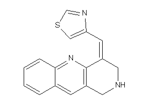 4-(2,3-dihydro-1H-benzo[b][1,6]naphthyridin-4-ylidenemethyl)thiazole