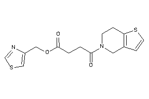 4-(6,7-dihydro-4H-thieno[3,2-c]pyridin-5-yl)-4-keto-butyric Acid Thiazol-4-ylmethyl Ester