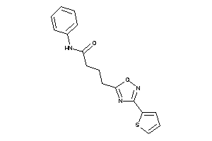 N-phenyl-4-[3-(2-thienyl)-1,2,4-oxadiazol-5-yl]butyramide