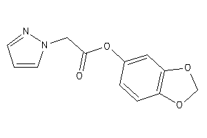 2-pyrazol-1-ylacetic Acid 1,3-benzodioxol-5-yl Ester