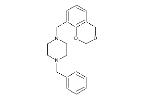 1-(4H-1,3-benzodioxin-8-ylmethyl)-4-benzyl-piperazine