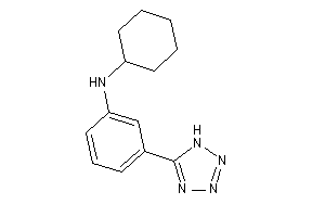 Cyclohexyl-[3-(1H-tetrazol-5-yl)phenyl]amine