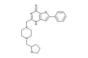 6-phenyl-2-[[4-(tetrahydrofurfuryl)piperazino]methyl]-1H-thieno[3,2-d]pyrimidin-4-one