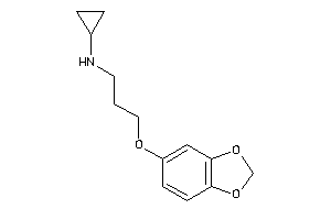 3-(1,3-benzodioxol-5-yloxy)propyl-cyclopropyl-amine