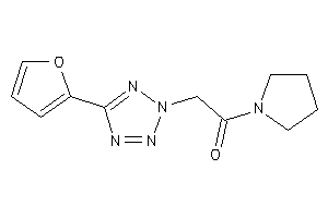 2-[5-(2-furyl)tetrazol-2-yl]-1-pyrrolidino-ethanone