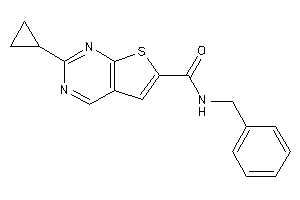 N-benzyl-2-cyclopropyl-thieno[2,3-d]pyrimidine-6-carboxamide