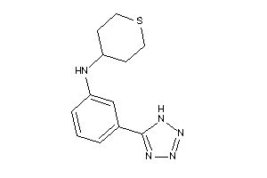 Tetrahydrothiopyran-4-yl-[3-(1H-tetrazol-5-yl)phenyl]amine