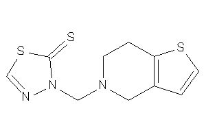 3-(6,7-dihydro-4H-thieno[3,2-c]pyridin-5-ylmethyl)-1,3,4-thiadiazole-2-thione