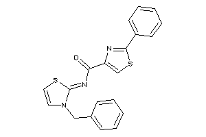 N-(3-benzyl-4-thiazolin-2-ylidene)-2-phenyl-thiazole-4-carboxamide