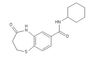 N-cyclohexyl-4-keto-3,5-dihydro-2H-1,5-benzothiazepine-7-carboxamide