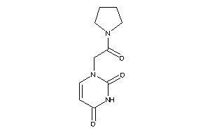 1-(2-keto-2-pyrrolidino-ethyl)pyrimidine-2,4-quinone