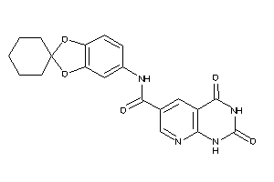 2,4-diketo-N-spiro[1,3-benzodioxole-2,1'-cyclohexane]-5-yl-1H-pyrido[2,3-d]pyrimidine-6-carboxamide