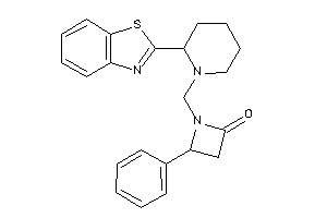 1-[[2-(1,3-benzothiazol-2-yl)piperidino]methyl]-4-phenyl-azetidin-2-one