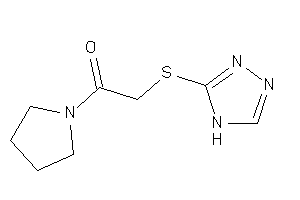 1-pyrrolidino-2-(4H-1,2,4-triazol-3-ylthio)ethanone