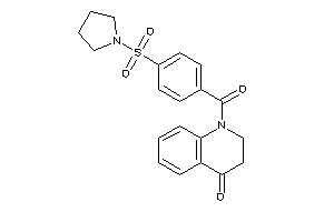 1-(4-pyrrolidinosulfonylbenzoyl)-2,3-dihydroquinolin-4-one