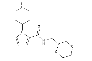 N-(1,4-dioxan-2-ylmethyl)-1-(4-piperidyl)pyrrole-2-carboxamide