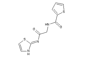 N-[2-keto-2-(4-thiazolin-2-ylideneamino)ethyl]thiophene-2-carboxamide