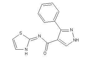 3-phenyl-N-(4-thiazolin-2-ylidene)-1H-pyrazole-4-carboxamide