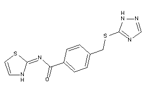 N-(4-thiazolin-2-ylidene)-4-[(1H-1,2,4-triazol-5-ylthio)methyl]benzamide