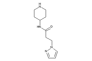 N-(4-piperidyl)-3-pyrazol-1-yl-propionamide