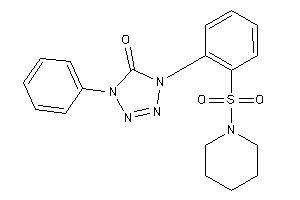 1-phenyl-4-(2-piperidinosulfonylphenyl)tetrazol-5-one