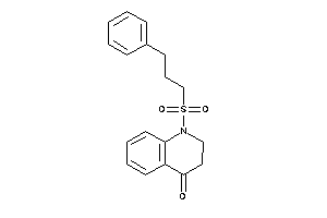 Image of 1-(3-phenylpropylsulfonyl)-2,3-dihydroquinolin-4-one