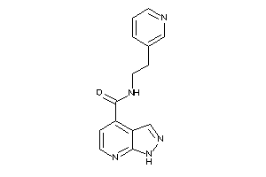 N-[2-(3-pyridyl)ethyl]-1H-pyrazolo[3,4-b]pyridine-4-carboxamide