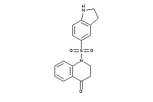 1-indolin-5-ylsulfonyl-2,3-dihydroquinolin-4-one