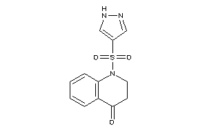 1-(1H-pyrazol-4-ylsulfonyl)-2,3-dihydroquinolin-4-one