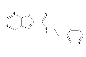 N-[2-(3-pyridyl)ethyl]thieno[2,3-d]pyrimidine-6-carboxamide