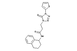 3-[5-keto-4-(2-thienyl)tetrazol-1-yl]-N-tetralin-1-yl-propionamide