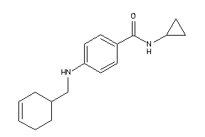 4-(cyclohex-3-en-1-ylmethylamino)-N-cyclopropyl-benzamide