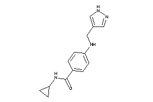 N-cyclopropyl-4-(1H-pyrazol-4-ylmethylamino)benzamide