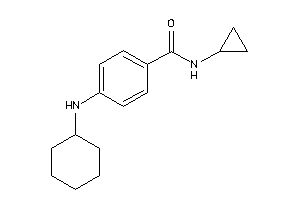 4-(cyclohexylamino)-N-cyclopropyl-benzamide