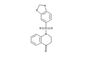 Image of 1-(1,3-benzodioxol-5-ylsulfonyl)-2,3-dihydroquinolin-4-one