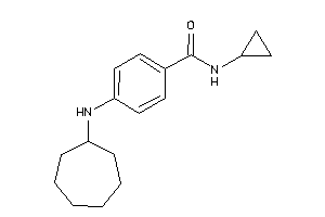 4-(cycloheptylamino)-N-cyclopropyl-benzamide