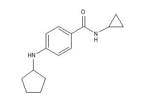 4-(cyclopentylamino)-N-cyclopropyl-benzamide