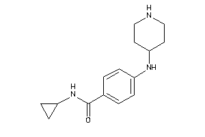 N-cyclopropyl-4-(4-piperidylamino)benzamide