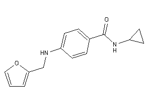 Image of N-cyclopropyl-4-(2-furfurylamino)benzamide