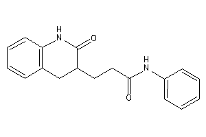 3-(2-keto-3,4-dihydro-1H-quinolin-3-yl)-N-phenyl-propionamide